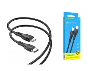 Кабель USB Type-C - Lightning BOROFONE BX51 (черный) 1м
