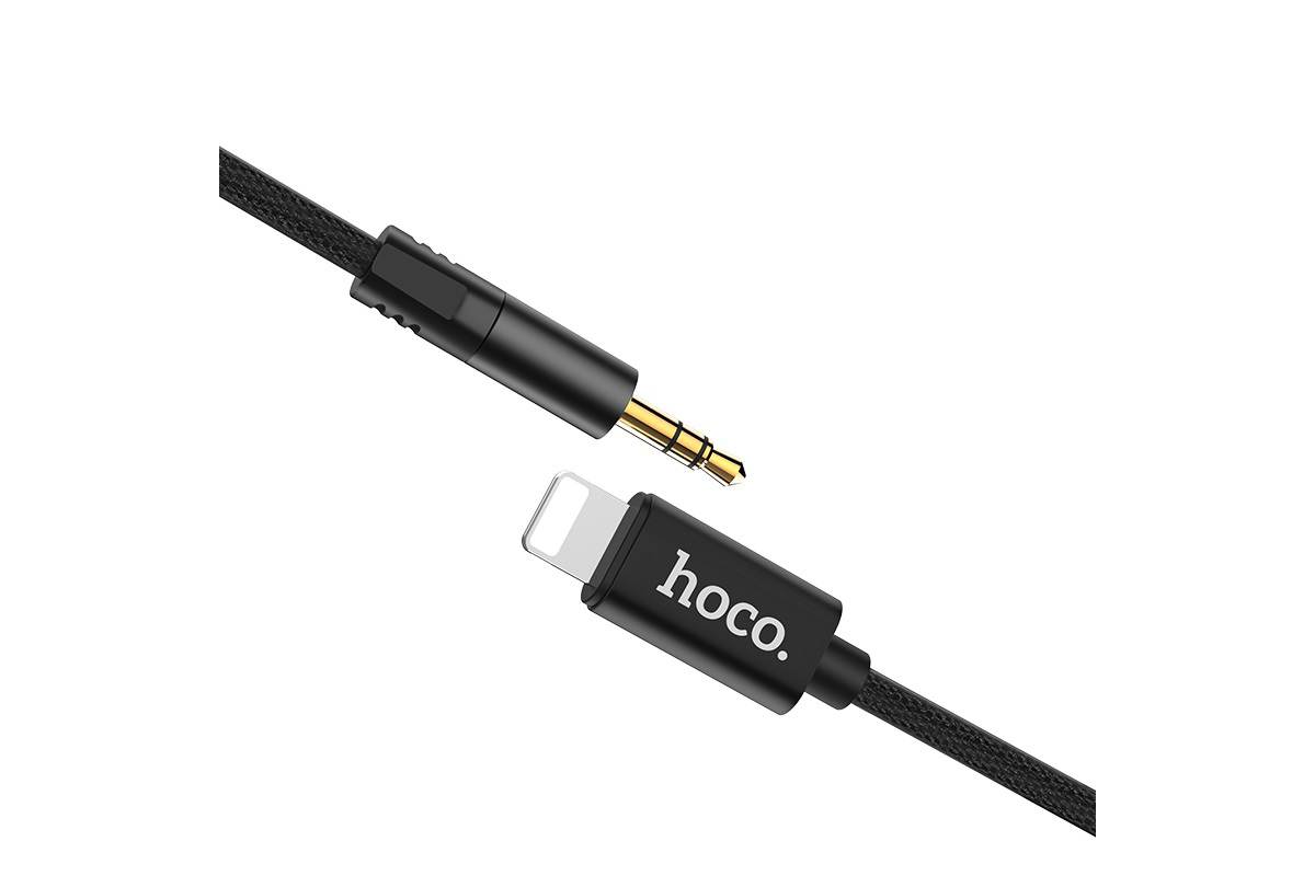 Адаптер-переходник HOCO UPA13 Sound source series Apple digital audio conversion cable черный