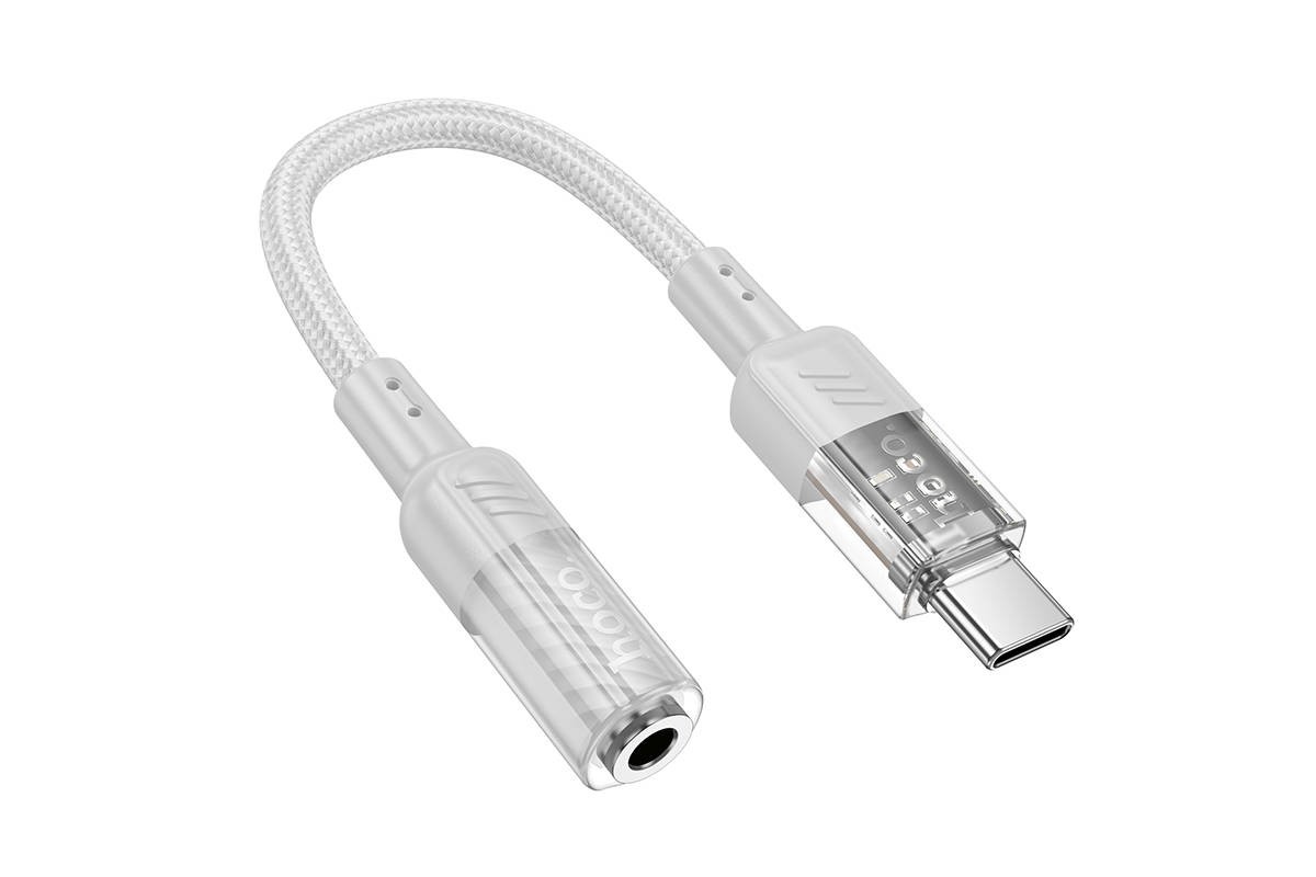 Адаптер для проводной гарнитуры c 3.5 мм на Type-C HOCO LS37 Spirit transparent digital audio converter Type-C to 3.5mm (серый) Адаптер для проводной гарнитуры c 3.5 мм на Type-C HOCO LS37 Spirit transparent digital audio converter Type-C to 3.5mm (серый)