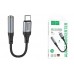 Адаптер для проводной гарнитуры c 3.5 мм на Type-C HOCO LS36 Fresh Digital Type-C to 3.5 audio converter (черный)