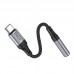 Адаптер для проводной гарнитуры c 3.5 мм на Type-C HOCO LS36 Fresh Digital Type-C to 3.5 audio converter (черный)