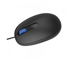 Мышь проводная Perfeo "OVAL", бесшумная, 3 кн, кабель 1,8м, DPI 1000, USB, чёрн.