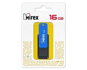 Флешка USB 2.0 Mirex CITY BLUE 16GB (ecopack) Флешка USB 2.0 Mirex CITY BLUE 16GB (ecopack)