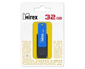 Флешка USB 2.0 Mirex CITY BLUE 32GB (ecopack) Флешка USB 2.0 Mirex CITY BLUE 32GB (ecopack)