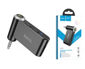 Bluetooth адаптер для автомагнитолы HOCO E58 AUX 3.5 mm вход