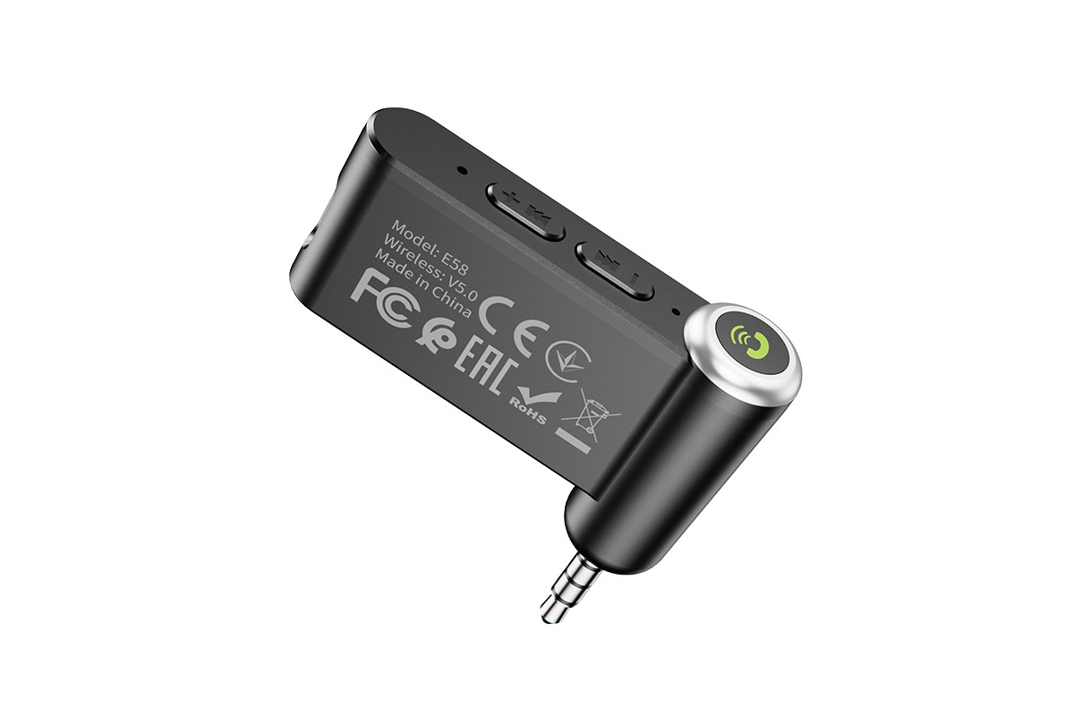 Bluetooth Car Receiver AUX 3.5 mm E58 HOCO Magic musi in-car AUX wireless receiver для автомагнитолы