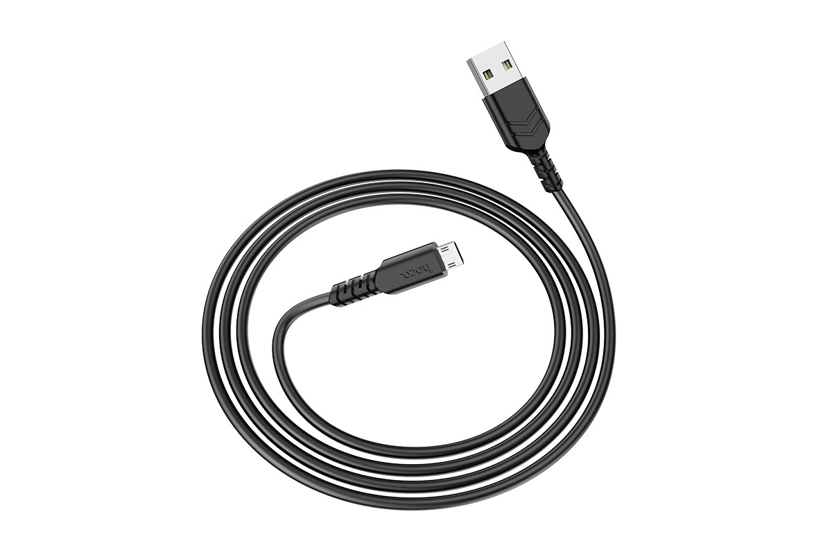 Кабель USB HOCO X62 MicroUSB (черный) 1 метр