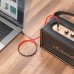Кабель удлинитель HOCO UPA16 AUX audio cable 3.5 1 метр красный
