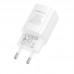 Сетевое зарядное устройство USB-C BOROFONE BA102A Pudding QC3.0 (белый)