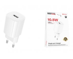 Сетевое зарядное устройство USB BOROFONE BA101A Pudding (белый)