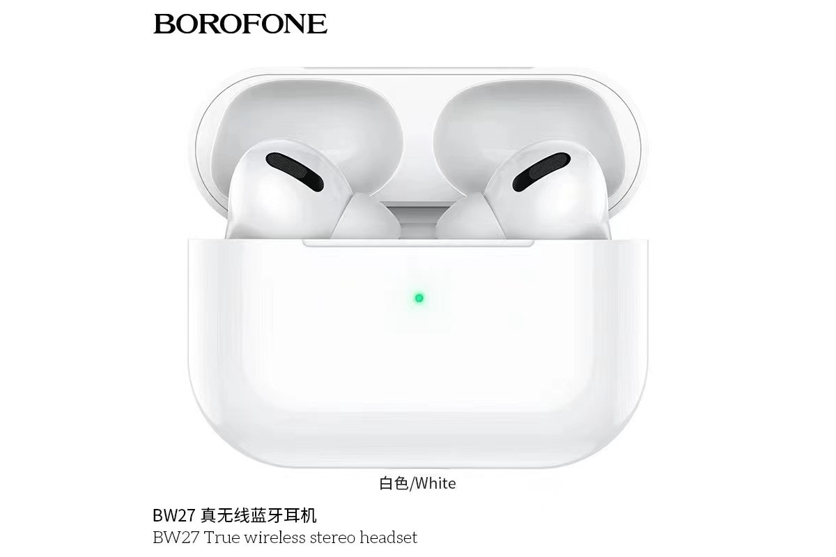 Беспроводные наушники BOROFONE BW27 True wireless BT headset белые