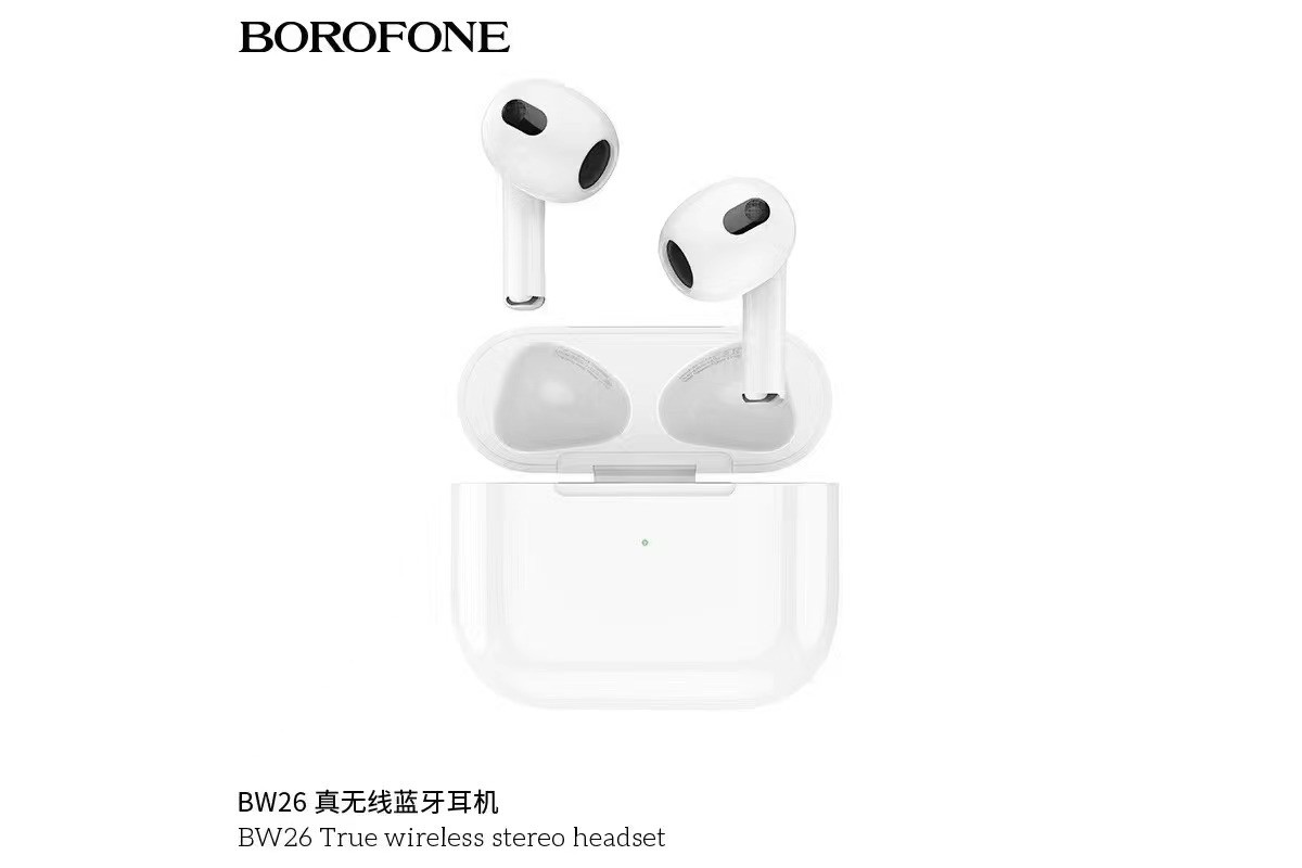 Беспроводные наушники BOROFONE BW26 True wireless BT headset белые