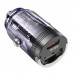 Автомобильное зарядное устройство АЗУ USB + USB-C BOROFONE BZ29A Talented PD36W+QC3.0 ( прозрачный фиолетовый)