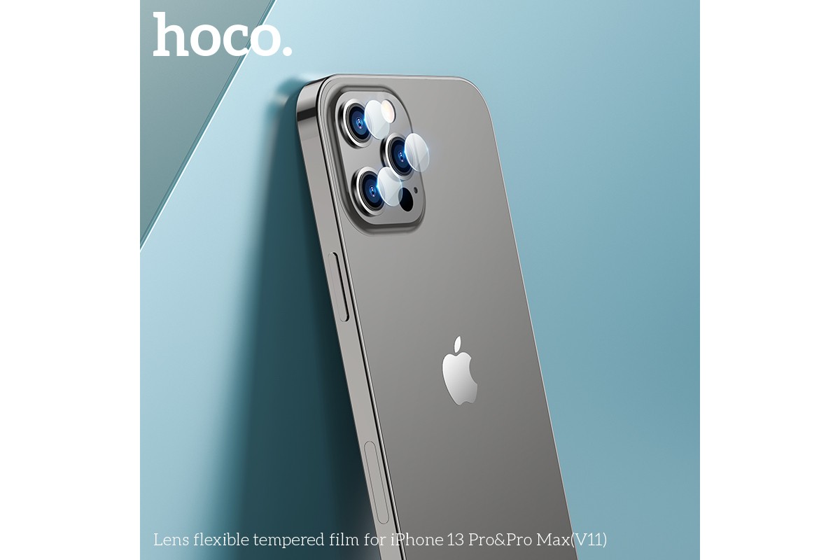 Защитное стекло камеры iPhone 13 Pro /13 Pro Max  HOCO Lens flexible прозрачное