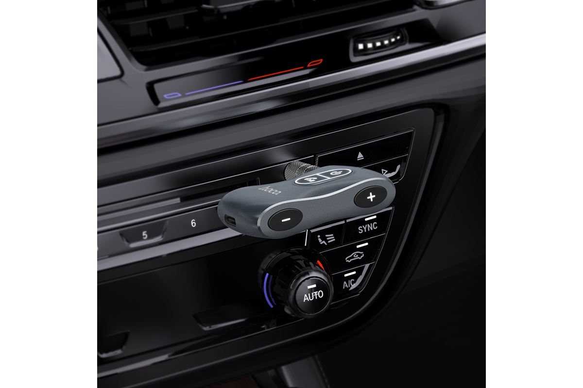 Bluetooth Car Receiver AUX 3.5 mm E73 HOCO Tour Car для автомагнитолы c AUX 3.5 mm входом