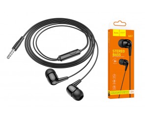 Наушники вакуумные проводные HOCO M97 Enjoy earphones with microphone (черный)