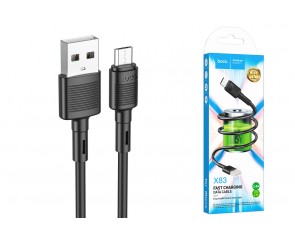 Кабель USB - USB Type-C HOCO X83 (черный) 1м 