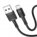 Кабель USB - USB Type-C HOCO X83 черный 1м