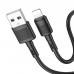 Кабель USB - Lightning HOCO X83, 2,4A черный 1м