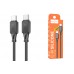 Кабель USB Type-C - USB Type-C HOCO X101 PD60W (черный) 1м
