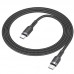 Кабель USB Type-C - USB Type-C HOCO U117 60W (черный) 1м