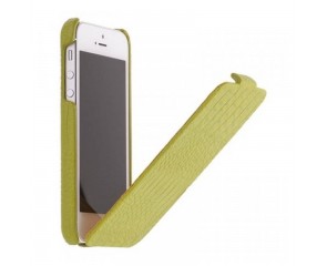 Накладка крышки Borofone для iPhone 5 / 5S / SE Matt Crocodile Cover Case зелена П/У Накладка крышки Borofone для iPhone 5 / 5S / SE Matt Crocodile Cover Case зелена П/У