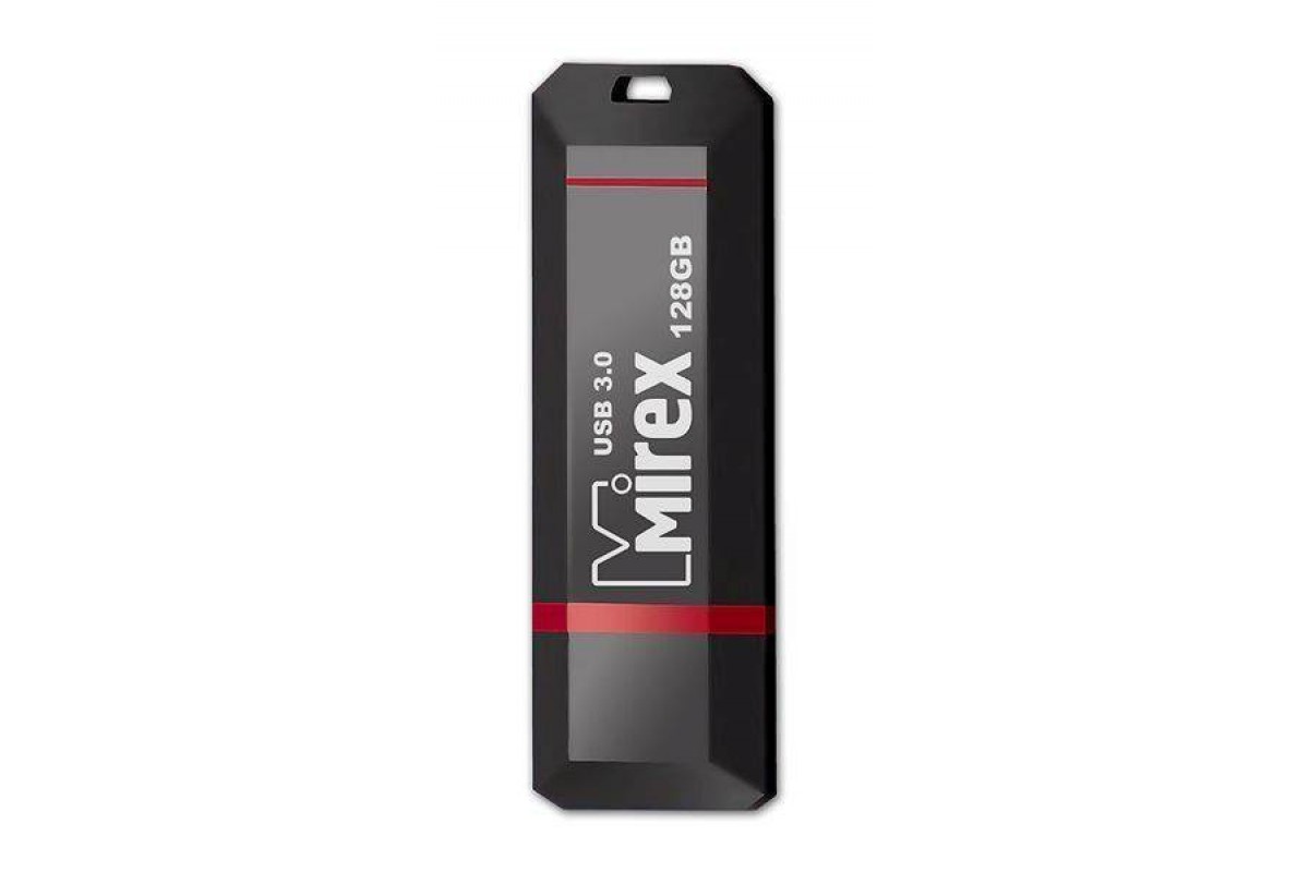 Флешка USB 3.0 Mirex KNIGHT BLACK 128Gb (ecopack)