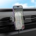 Держатель автомобильный для телефона HOCO HW4 Jorney wireless fast charging car holder (в воздуховод) черный