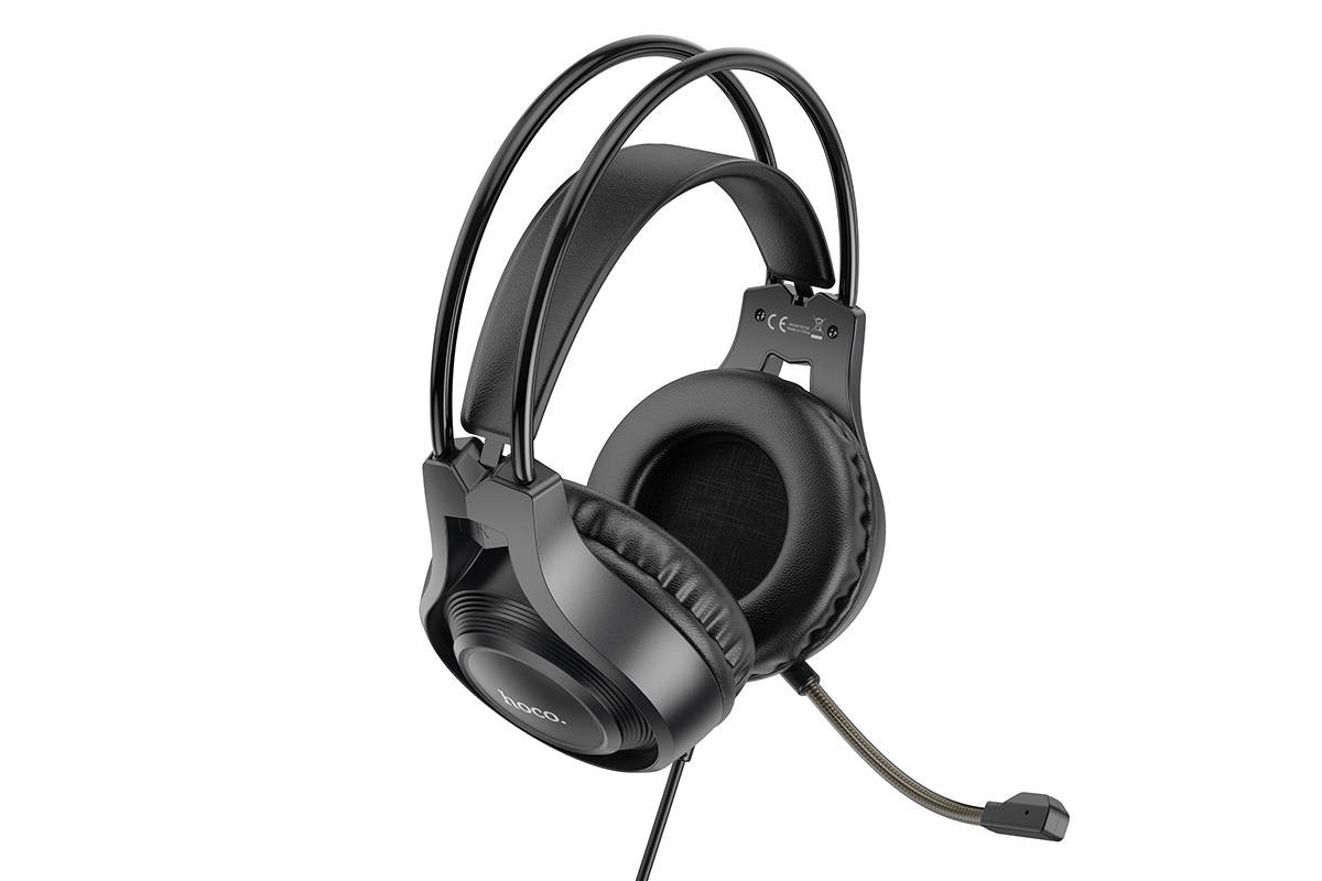 Наушники мониторные проводные HOCO W106 Tiger gaming headphones (черный)