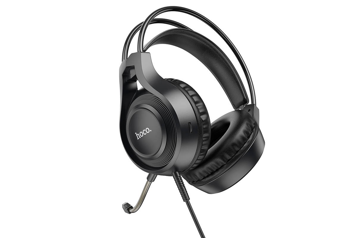Наушники мониторные проводные HOCO W106 Tiger gaming headphones (черный)
