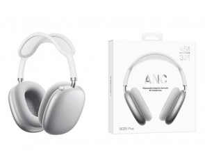 Наушники мониторные беспроводные BOROFONE BO35 Plus Adorable ANC Bluetooth (серебро)