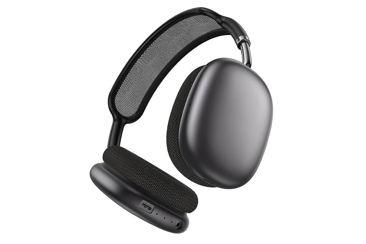 Наушники мониторные беспроводные BOROFONE BO35 Adorable Bluetooth (глубокий космос серый)