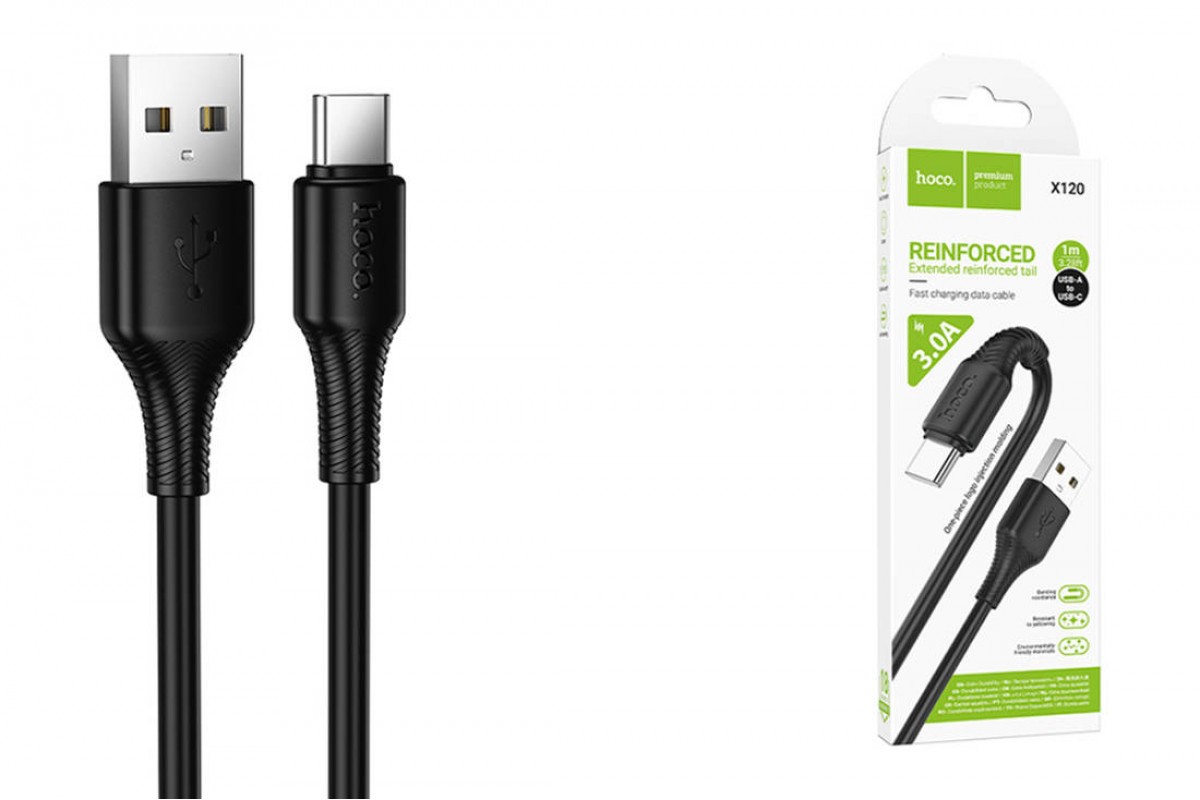 Кабель USB - USB Type-C HOCO X120 Beneficio (черный)