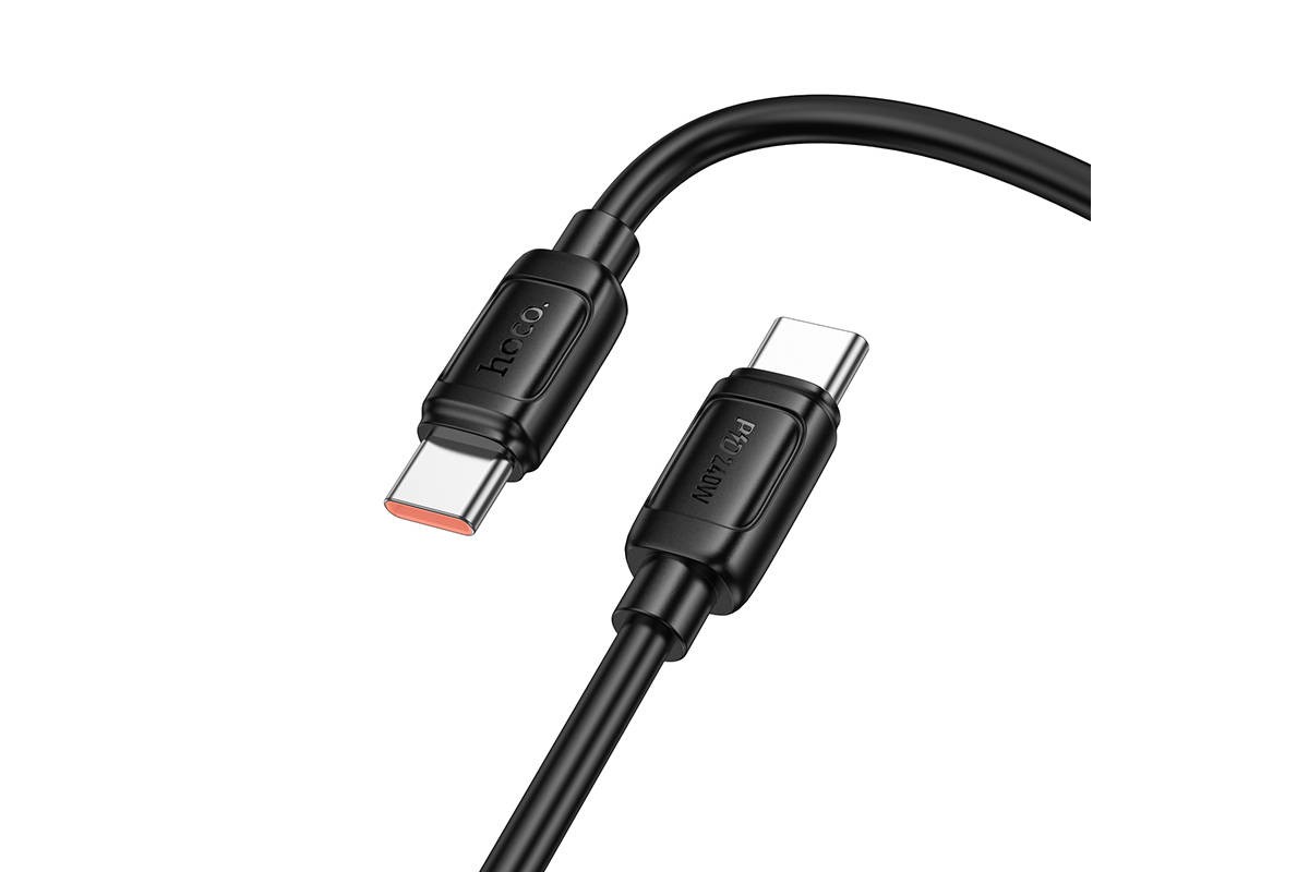 Кабель USB Type-C - USB Type-C HOCO X115 Surpass 240W черный
