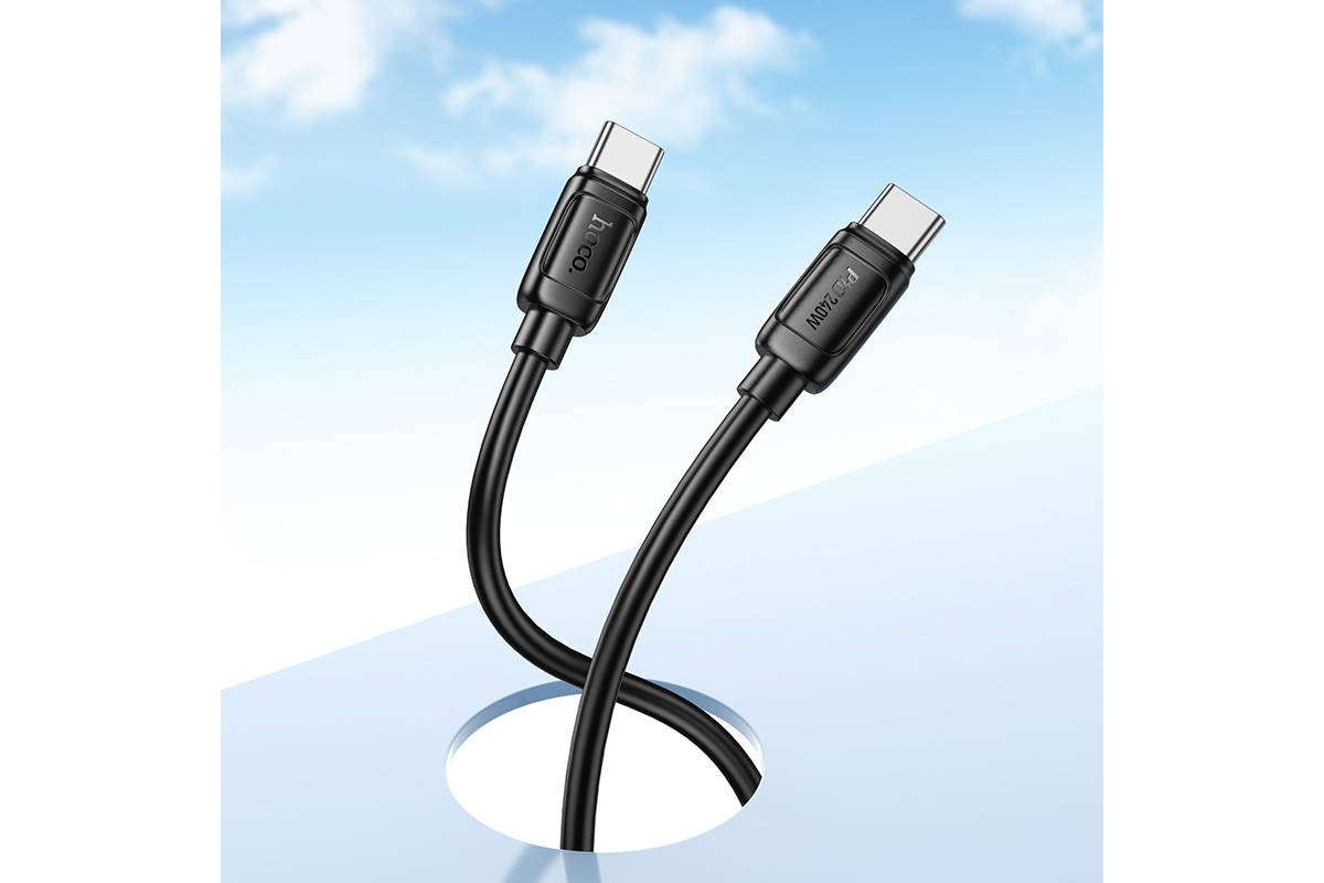 Кабель USB Type-C - USB Type-C HOCO X115 Surpass 240W черный