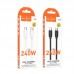 Кабель USB Type-C - USB Type-C HOCO X115 Surpass 240W черный