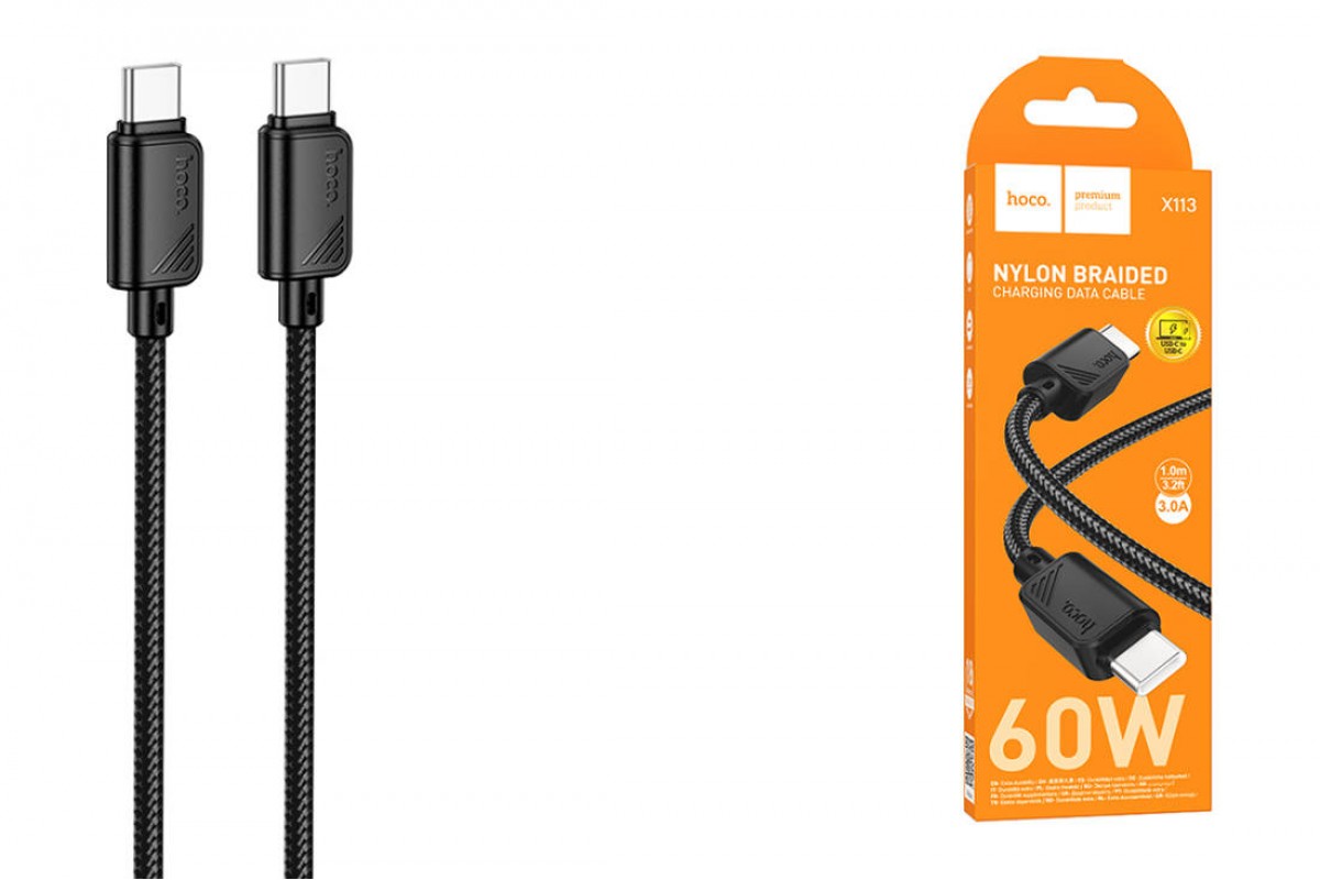 Кабель USB Type-C - USB Type-C HOCO X113 Beneficio 60W