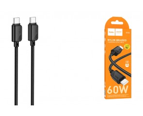 Кабель USB Type-C - USB Type-C HOCO X113 Beneficio 60W (черный)
