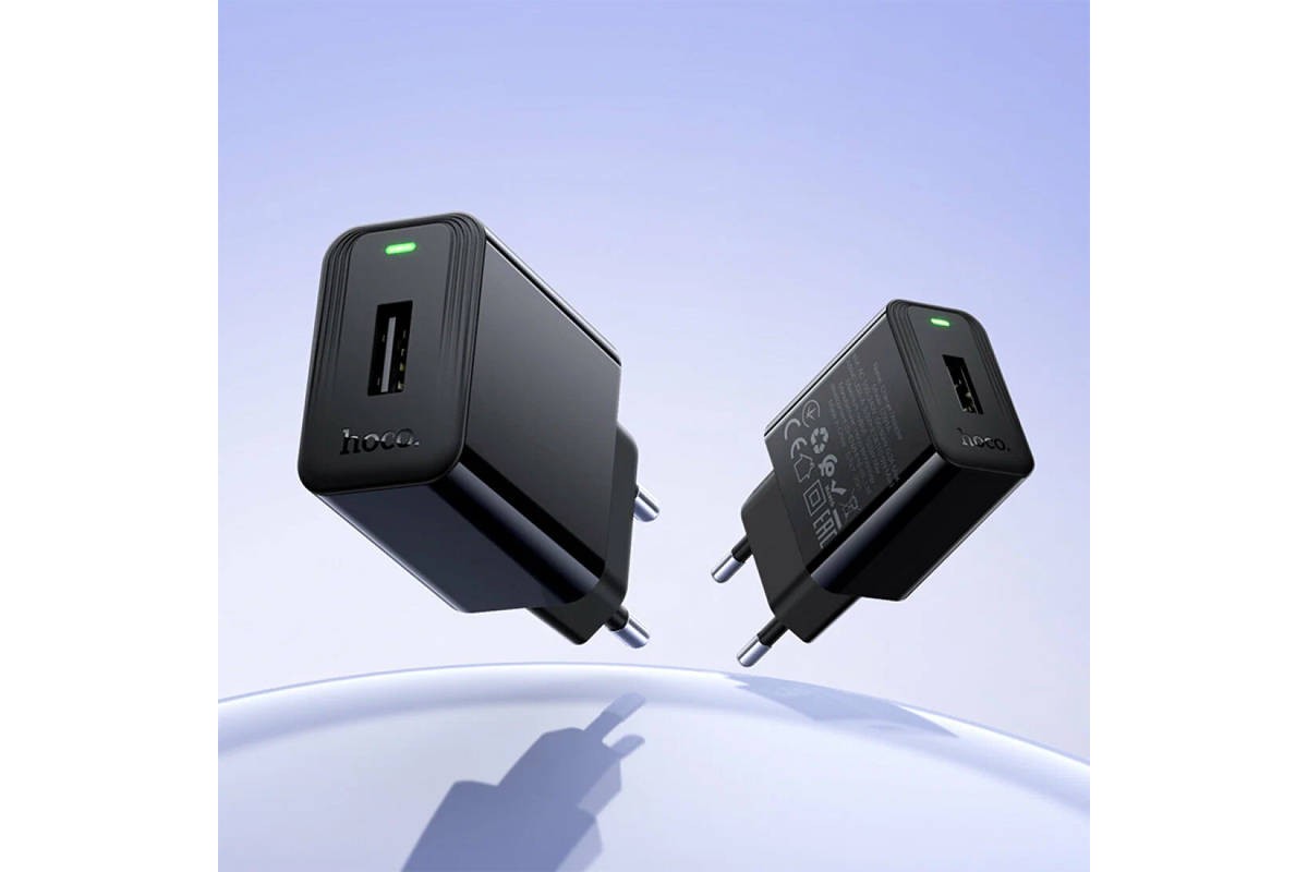 Сетевое зарядное устройство USB HOCO CS91A Leader 2100 mAh (черный)
