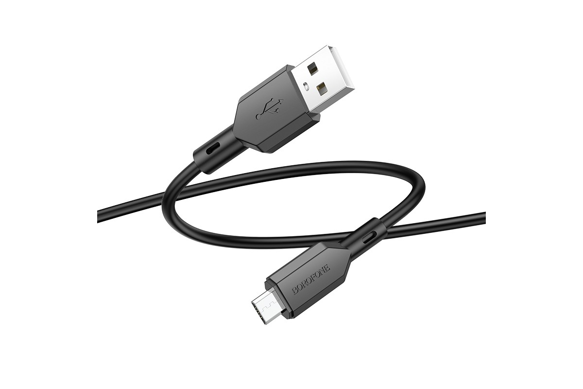 Кабель USB - MicroUSB BOROFONE BX70 2,4A черный 1м