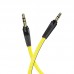 Кабель удлинитель BOROFONE BL6 AUX Audio cable 3.5 2 метр желтый