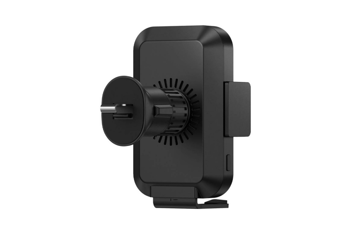 Держатель автомобильный для телефона BASEUS Halo Electric, с беспроводной зарядкой, 15W, черный, на воздуховод