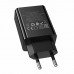 Сетевое зарядное устройство USB HOCO CS92A Leader QC 3.0 18W  (черный)