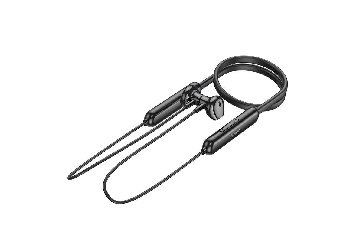 Наушники вакуумные беспроводные HOCO ES67 Perception sports BT earphones headset Bluetooth (черный)