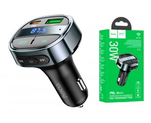 FM-Модулятор HOCO E70 PD30W + QC3.0 car BT FM transmitter