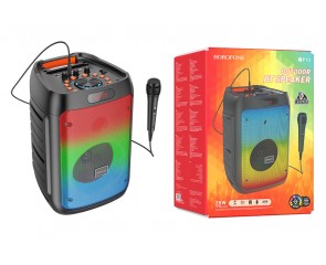 Активная напольная акустика BOROFONE BP10 Fireworks outdoor BT speaker with mic (черный) караоке