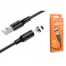 BOROFONE BX41 Amiable magnetic charging data cable for Lightning 1м черный