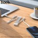 Кабель USB - Lightning HOCO U103, 2,4A белый 1,2м (складной)