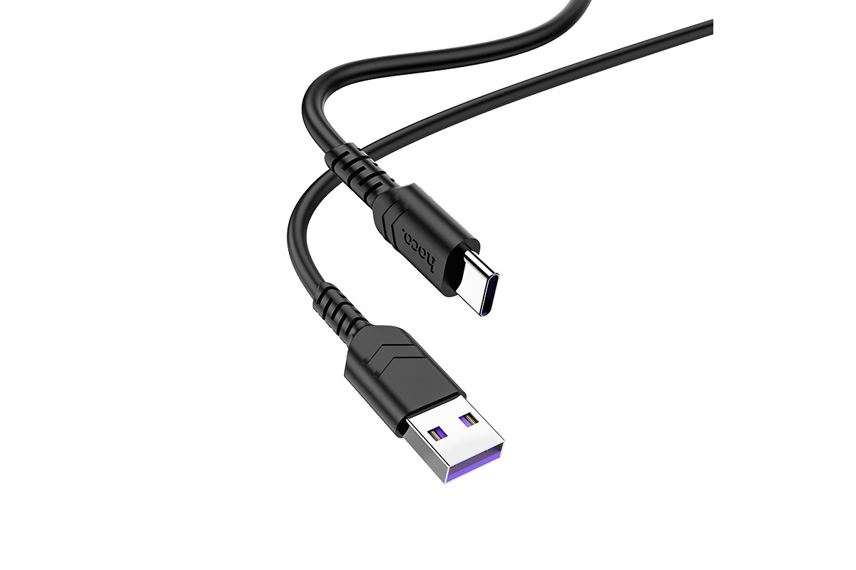 Кабель USB - USB Type-C HOCO X62, 5A черный 1м