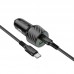 Автомобильное зарядное устройство АЗУ USB + Type-C + кабель Type-C - Type-C Borofone BZ21 PD30W + QC3.0 (черный)